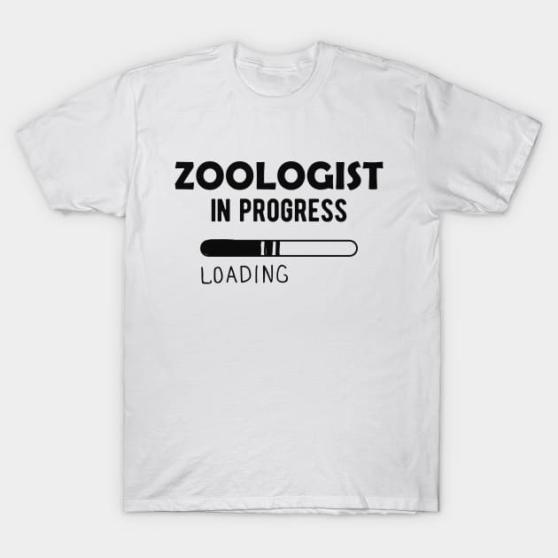 Zoology student - Zoologist in progress loading T-Shirt by KC Happy Shop